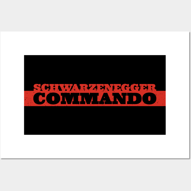 Commando - Schwarzenegger 1985 - 2 Wall Art by MalcolmDesigns